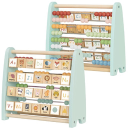 TOOKY TOY Liczydło Dwustronne Alfabet Obrazki