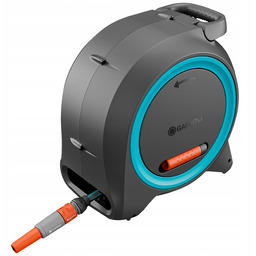 Gardena Dual M/L Wąż Ogrodowy 25m Stojak Zwijak