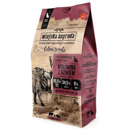 WIEJSKA ZAGRODA Karma dla psa Wołowina z dzikiem