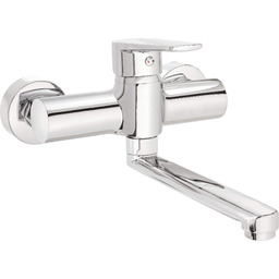 Deante Bateria umywalkowa ścienna Tubo BUT 050M