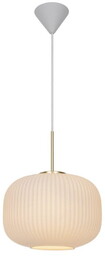 Lampa wisząca MILFORD Nordlux 1xE27 40W Szkło Biały