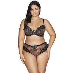 Biustonosz z koronką Semi Soft AV 2132 półusztywniany