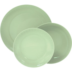 Luminarc 18-częściowy zestaw obiadowy Apy Paradise Green, zielony