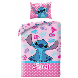 Pościel Dziecięca 140X200cm Lilo i Stitch Disney Różowa