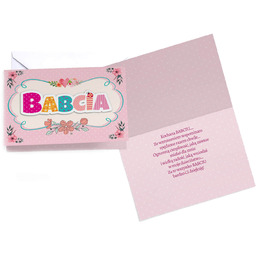 Kartka z kopertą na Dzień Babci - 1