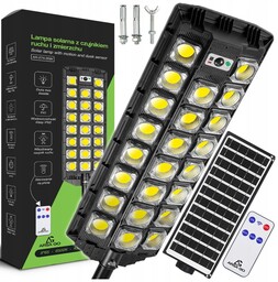 Lampa Solarna Zewnętrzna Led Uliczna Z Czujnikiem Ruchu
