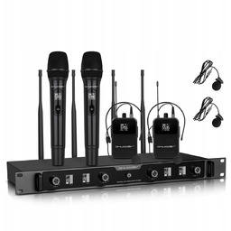 Mikrofony bezprzewodowe Shudder 4, 2x doręczny 2xMikroport 120