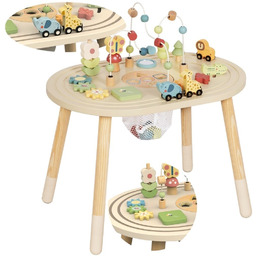 TOOKY TOY Drewniany Stolik Aktywności Safari