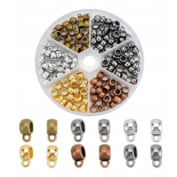 Koraliki dystansowe bazy do charmsów zawieszek 6 kolorów