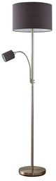 Lindby - Jaileen Lampa Podłogowa Grey/Nickel