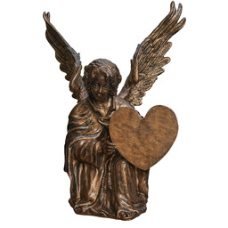 Anioł klęczący z sercem - Figura na pomnik