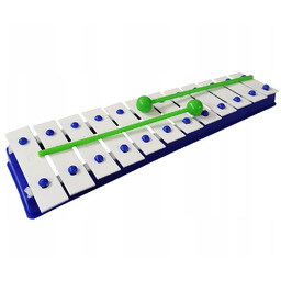 Cymbałki 12 Tonowe biało-niebieskie