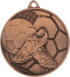 Medal brązowy stalowy - Piłka Nożna - 50mm