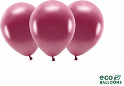 EKO Balony lateksowe metalizowane bordowe - duże -