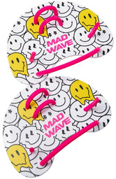 Mad wave finger paddles fun różowy/biały