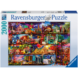 Ravensburger, puzzle, Świat książek, 2000 el.