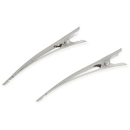 SPINKI DO WŁOSÓW SREBRNE TUKANY rock punk glamour