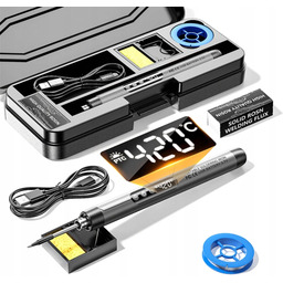Lutownica Bezprzewodowa Akumulatorowa 420°C Usb-c Zestaw Do Lutowania