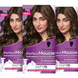 Schwarzkopf Perfect Mousse Permanentna koloryzacja piankowa 500/5-0 średnio