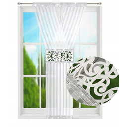 Panel V-ka Na Balkon Cyrkonie Firana Balkonowa 120x250