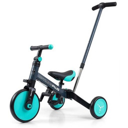 MILLY MALLY Rowerek biegowy Optimus Plus 4w1 Miętowo-czarny