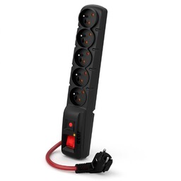 Filtr Przeciwprzepięciowy Acar F5 czarny 10m Power 16A