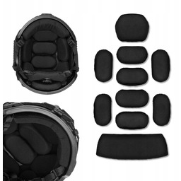 Poduszki pod hełm Pgd 10-elementowy zestaw (memory foam)