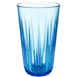 Szklanka z tritanu CRYSTAL, niebieska, 500 ml, 9x15.5