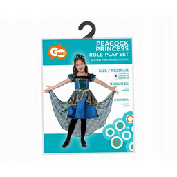 Strój dla dzieci Pawia Księżniczka rozm.120/130cm