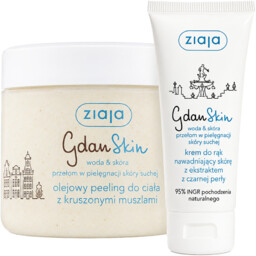 Zestaw Ziaja GdanSkin, nawadniający krem do rąk, 50