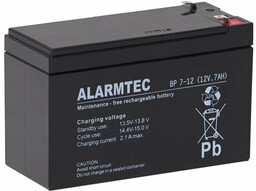 Akumulator ALARMTEC serii BP 12V 7Ah