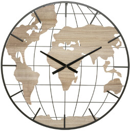 Zegar ścienny WORLD, Ø 90 cm