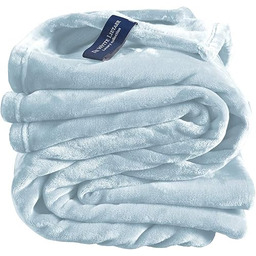 De Witte Lietaer Pościel, poliester, lodowy niebieski, 150