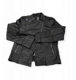 Skórzana kurtka damska ramoneska Real Leather L