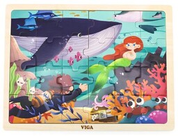 VIGA Puzzle Na podkładce: Morze 44645 (24 elementy)