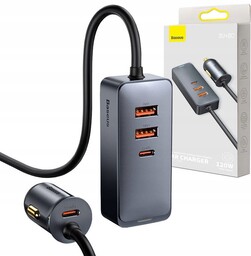 Szybka Ładowarka Samochodowa Baseus 4X Usb Qc 4.0