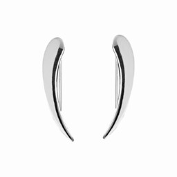 Srebrne kolczyki nausznice gładkie pr925