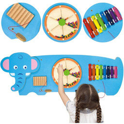 Viga Toys VIGA Tablica Sensoryczna Manipulacyjna Słonik Certyfikat