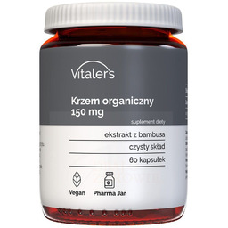 Krzem organiczny 150 mg Vitalers, 60 kapsułek