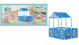 NIEBIESKI NAMIOT DLA DZIECI DUŻY DOMEK KOJEC BASEN