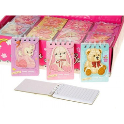 Notes skoroszyt zwierzak 10,5x7,5cm (48szt)