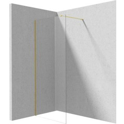 DEANTE Ścianka prysznicowa PRIZMA walk-in 80x195 cm złota