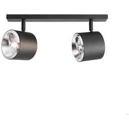 Plafon Bot 2 Metalowy Czarny