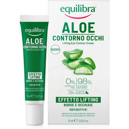 Aloesowy Krem pod oczy liftingujący, Equilibra, 15ml