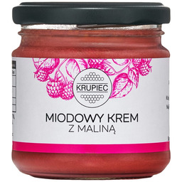 Miód z maliną Krupiec 250g