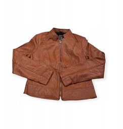 Skórzana kurtka damska ramoneska Real Leather S