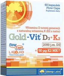 OLIMP Gold-Vit D3+K2 2000 60caps