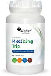 Aliness Miedź 2,5 mg Trio, 100 tabletek vege
