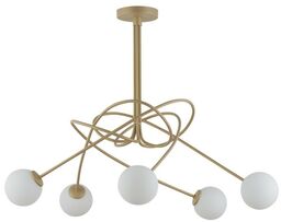 Metalowa lampa sufitowa VELVET 33357 Sigma designerska szklane