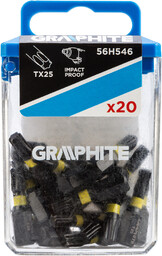 Bity udarowe TX25 x 25 mm, 20 szt.